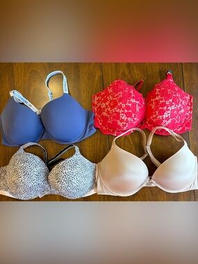 Victoria's Secret Assorted Bra Set           4 for the price of 1!!   38D    $55